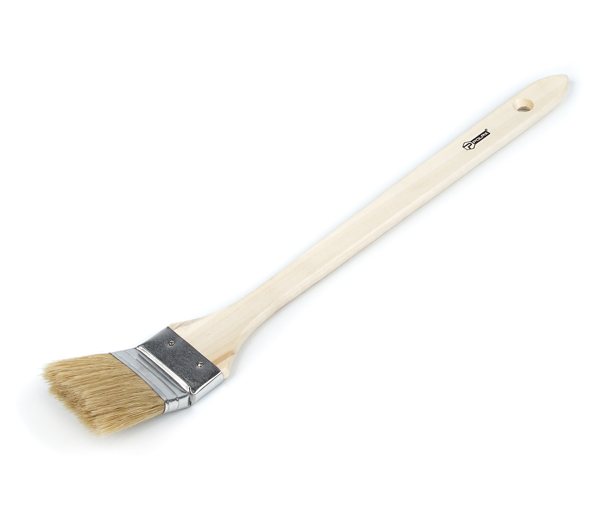 Пензель радіаторний "Стандарт" 2"/50мм дерев`яна ручка, змішан ворс, Polax